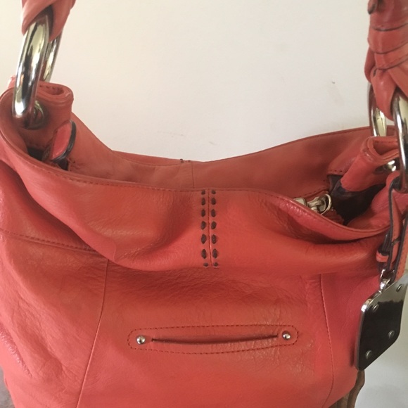 Rare burnt orange B Makowsky bag. - Picture 2 of 8